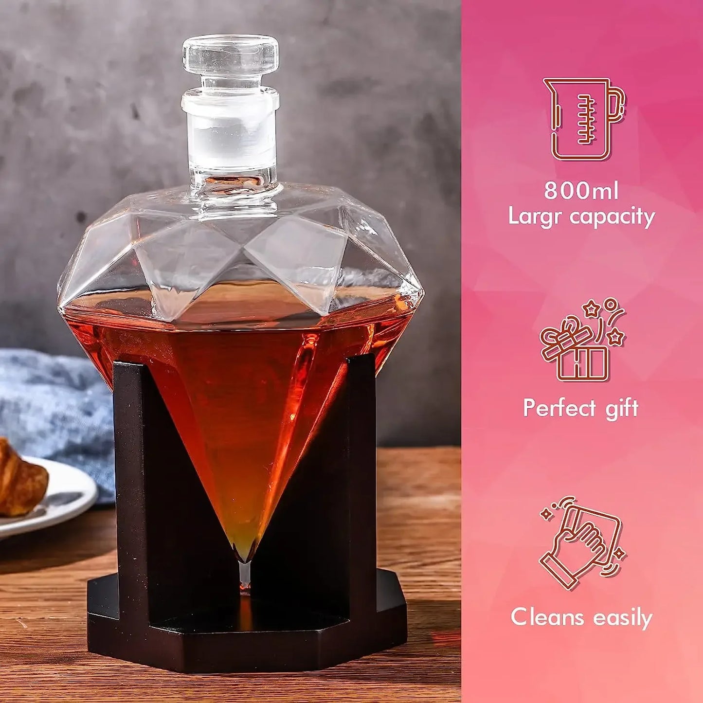 Diamond Decanter - The Jewel of Your Bar