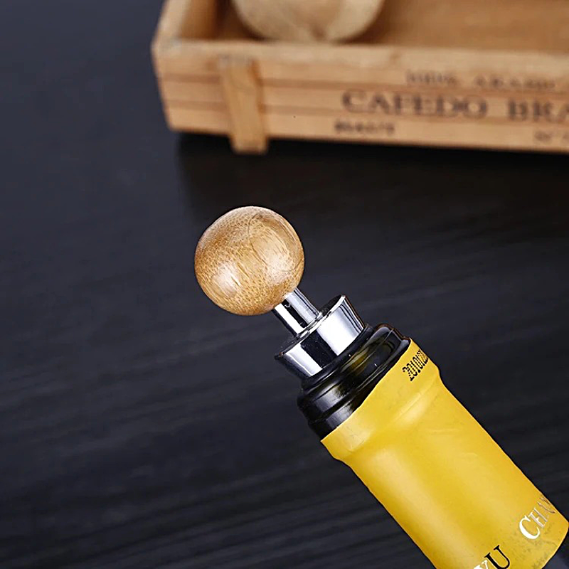 PrimeKool Wine Accessory Kit - 4Tools in Bamboo Box