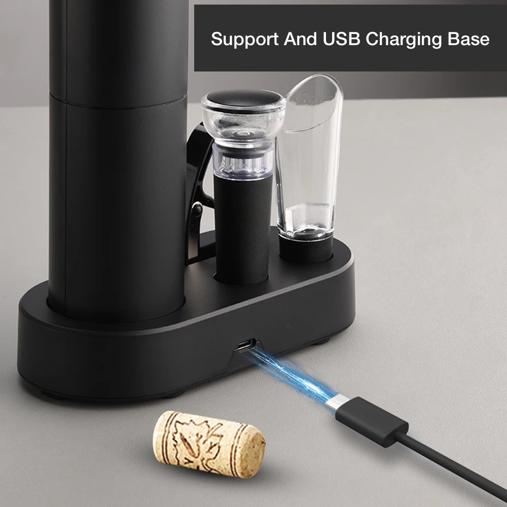 Premium Electric Wine Opener with Accessories